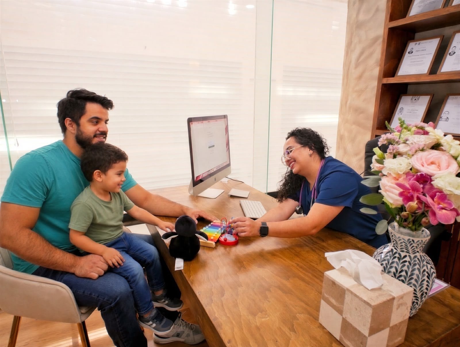 Consulta pediátrica familiar en VITALIA